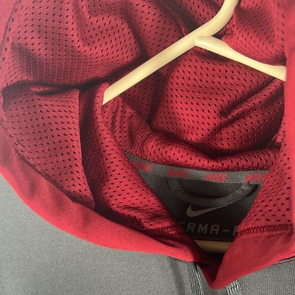 🔥 NIKE Therma-Fit HOODIE Just Do It Pullover Polyester Sweatshirt - Men Sz M - Picture 9 of 11